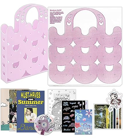 NewJeans - 2nd EP [Get Up] (Bunny Beach Bag ver. - DANIELLE Ver.) Bag + Outbox + Inner Box + Photobook (A+B+C) + Lyric Book + Photocards + Stickers + CD + Postcards + Bookmark + 1 PVC Card