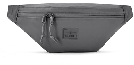Johnny Urban Bauchtasche Damen & Herren Dunkelgrau - Erik Large - Große Gürteltasche Mit Flexiblem Gurt für Festival - Crossbody Brusttasche Stylisch - Wasserabweisend