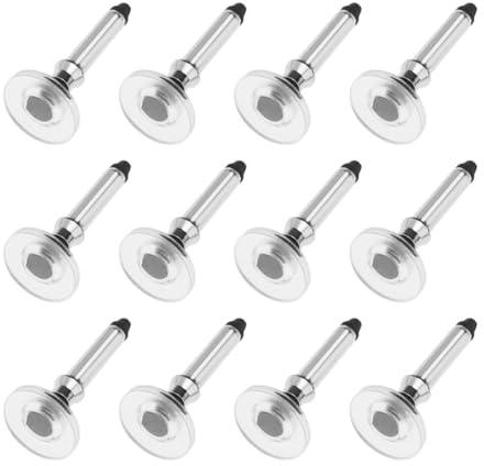 YINETTECH 12pcs Pointe de Stylo Capacitif de Disque Contact d'écriture Manuscrite 7mm Adapté à l'écran Capacitif Tactile de Téléphones Mobiles Tablettes Ordinateurs Portables Stylet Universel