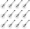 YINETTECH 12pcs Pointe de Stylo Capacitif de Disque Contact d'écriture Manuscrite 7mm Adapté à l'écran Capacitif Tactile de Téléphones Mobiles Tablettes Ordinateurs Portables Stylet Universel