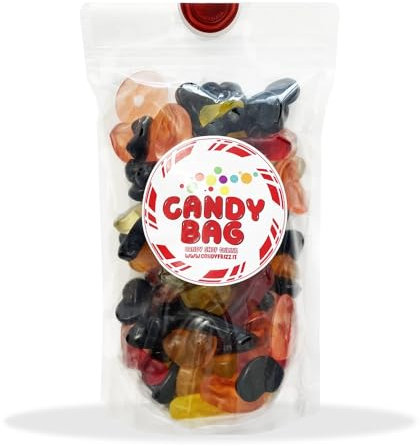 CandyFrizz Candy Bag - Caramelle Gommose Erotiche 18+ Scegli il gusto e la forma - Idea regalo scherzo originale (1 Kg 5 Gusti)