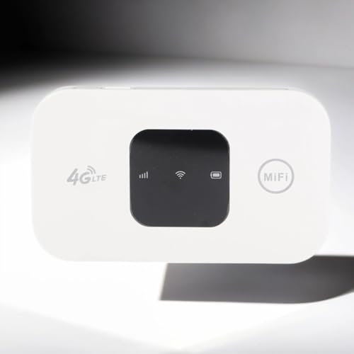 BONKZEBU Portable Router Lightweight Slim Compact M7000 4G+ 2100mAh Battery Router with SIM Card Slot for Travel Outdoors