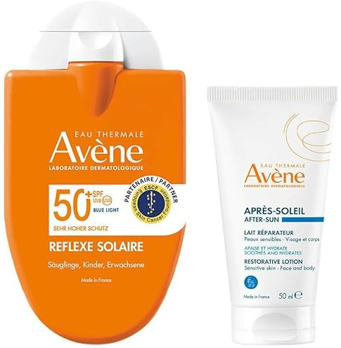 Avène Reflexe Solaire Familie SPF 50+ 30 ml Fluid + GRATIS Repair Lotion 50 ml