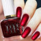 Red Pearl Quick Dry Glitter Nail Polish - Shimmer Mermaid Pearlescent Shell Red Varnish - Long-Lasting No Cure Needed