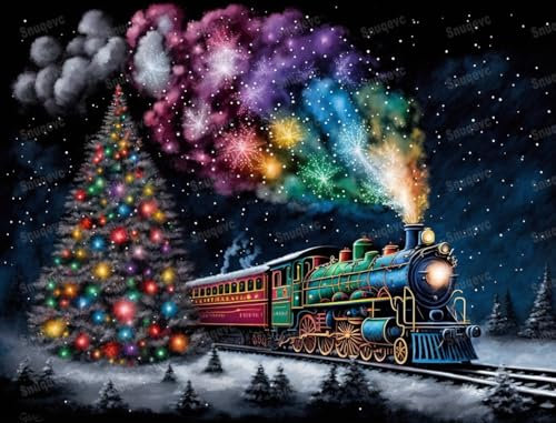 Weihnachtszug Metall Wanddekoration Metall Deko Blechschild Lustiges Dekoschild Wandposter Für Cafe Bar Wohnzimmer 20X30Cm