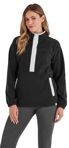 TOG24 Beasly Womens Fleece Lightweight & Warm Made From Supersoft Recycled Polyester Microfleece (220gsm) & Anti-Pill Finish Kangaroo Pocket & Toggle Adjusters On Hem Press Stud Neck Fastening