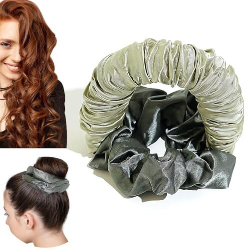 TELAIN 1 Stück Hitzefreies Locken-Haargummi für Frauen - Weiche Locken über Nacht ohne Hitze, Ideal für langes Haar