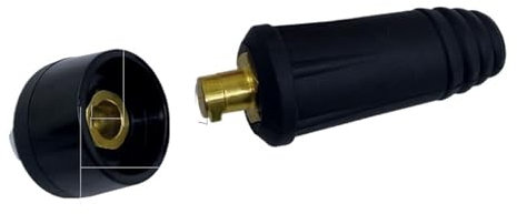 Schweißkabel-Panel-Anschluss, Zubehör, Steckdose, Schweißgerät, Schnellmontage-Anschluss, DKJ10-25 & DKZ35-50 & DKZ10-25(Black Plug with Sock,DKJ50-70)