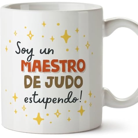 MUGFFINS Tazas para MAESTRO DE JUDO hombre - En Español - Soy estupendo! - 11 oz / 330 ml - Regalo original y divertido