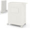 GYMAX Yoga Mat Storage Basket, Rolling Laundry Hamper with 2 Hooks and Lockable Wheels, Removable Lid, Handle, Collapsible Storage Box for Home Gym, Bathroom, Bedroom & Living Room