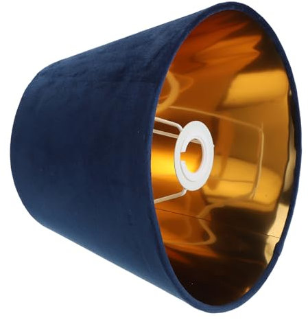 HOMOCONO Vlies Lampenschirm Dunkelblau Mit Innenfutter E27 Eleganter Stoff Lampenschirm Für Tischlampen Und Stehlampen Ideal Für Wohnkultur Hauswärmes