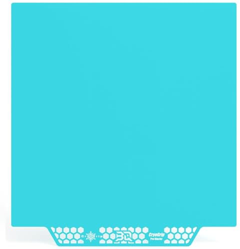 BIQU CryoGrip Pro Glacier Build Plate für Adventurer 5M/5M Pro/K1/K1C/Ender-3/3 Pro/3 Neo/Ender 3 V2/Ender 3 S1/Kobra 2 Pro/Neptune 4/3 Pro/SV05/06/07 3D-Drucker 235 x 235 mm, feste Haftung