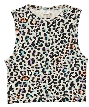 s.Oliver Verkürztes Tanktop aus Rippware im Slim Fit