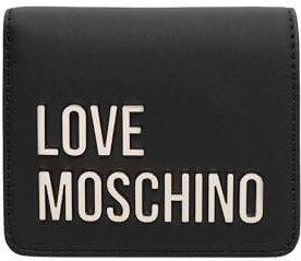 Moschino Geldbörse Damen Love, Jc5612 Black Silver, Taglia Unica, Casual