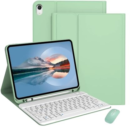 Funda con Teclado para iPad Air 11 Pulgadas 2025 2024 M3 M2/ Air 5 4 2022 2020 10,9 Pulgadas, Teclado Bluetooth inalámbrico magnético Desmontable, Funda Tipo Folio Delgada con Soporte para lápiz