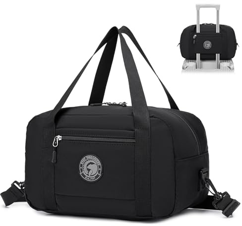 SPAHER Small Cabin Bag 35x20x20 for Ryanair Travel Duffle Bag with Wet Pocket Carry-on Hand Luggage Lightweight Airport Holdall Tote Overnight Weekend Suitcase Bag Waterproof Handbag Women Men