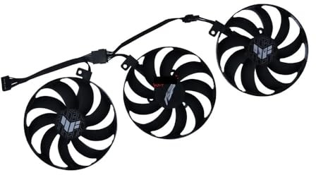 FDMOZRE Lot de 3 Ventilateurs Carte Graphique VGA PLD09210S12H pour ASUS ROG Strix RTX 3060 12G V2 Gaming et TUF Gaming 3070 Ti OC