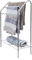 Pilot Imports Chrome Floor Standing Towel Rack Stand Rail with Lower Shelf(Floor Standing Towel Rack)