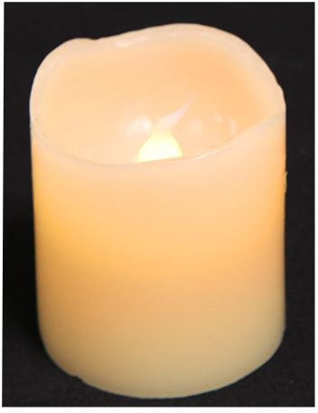 Premier Flickering Battery Operated Flameless LED Christmas Xmas Candle - 7cm (2)