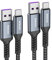 NIMASO Huawei Cable USB C 5A[2 Pack/1M+2M],Cable USB Tipo C Carga Rápida y Sincronización para Huawei P40,P40 Pro,P40 Pro+,P40 Lite,P30 Pro,P30,P20 Lite,P20,Mate 20 Pro,Mate30,Mate20 RS,nova5 Pro