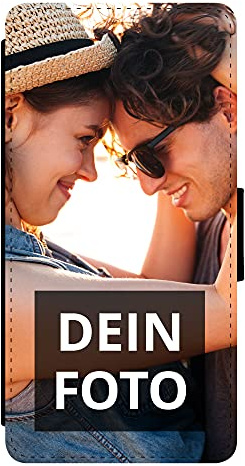 PhotoFancy Handyhülle Samsung Galaxy® Note 10+ Handyhülle mit eigenem Foto Bedrucken – Smartphone Case als personalisierte Schutzhülle (Flipcase)