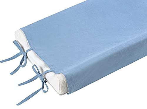 Atmungsaktive Wickelunterlage mit abnehmbarer Windelauflage, weiche Baby Wickelmatte Wickeltischplatte for Wickeltisch Neugeborene (Blau)