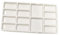 Gemerglity Palette de Peinture d'artiste en céramique à 14 puits - 20,3 cm - Plateau de mélange en céramique pour Peintres