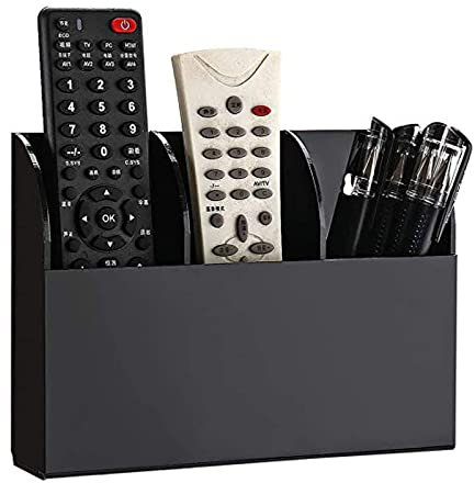 MEIRRAI Soporte Mando Pared Acrílico para Aire Acondicionado, Organizador Mandos TV, Autoadhesivo Cajas Organizadoras de Mando a Distancia Universal, 3 Caja
