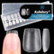 Kalolary Acrylique Capsules Ongles, 300 Pièces 15 Tailles Pose Américaine Ongles Capsules Dépoli Couverture Complète Faux Ongles pour Manucures à Domicile Et Salons De Manucure (XS Court Cercueil)
