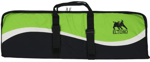 elToro Wave - Bogentasche, aus robustem wasserabweisenden Cordura, für Recurvebögen (Limettengrün)
