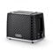eldom TO280C tosti Grille-pain | 7 niveaux de torréfaction | Fonction décongélation | avec grille réchauffe-viennoiseries intégré | Tiroir ramasse-miettes | 930 W | Noir