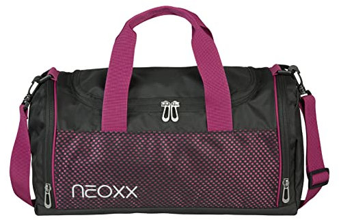 neoxx Champ Sporttasche Pixel in My Mind - Tasche aus recycelten PET-Flaschen, Trainingstasche für Mädchen und Jungen, Reisetasche für Sport und Schule