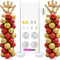 Ceither Ballonsäulenständer Kits (2er Set), 2 m Höhenverstellbare Ballonturmsäule mit Sockeln, Ballonständer für Partydekoration, Hochzeit, Geburtstag