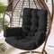 Hängende Relax Stuhlauflagen, Rattan Hänge Ei Stuhlkissenauflagen, Innenbalkon Patio Yard Garten Hängekorb Stuhlkissen, nur Kissen, Ohne Ständer