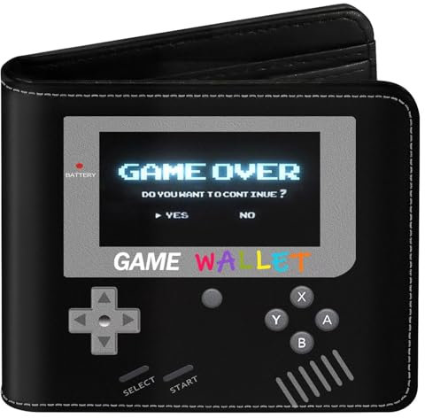 Coole Geldbörse für Teenager, Jungen, lustige Ledergeldbörsen, Kreditkartenhalter, Geldhalter, schwarz, RFID-blockierend, Reißverschluss, niedlich, Kawaii, ästhetische Brieftaschen mit Münzfach,