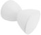 Tabouret en Forme de Sablier en Plastique, Meubles de Bar de Maison, Créatif, Simple, Style Nordique, Rond pour la Maison (White)