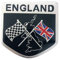 Adesivo Emblema Per Auto Con Bandiera Britannica - Emblema Per Auto Con Bandiera Union Jack | Adesivi Decalcomanie Con Emblema Della Bandiera 'Inghilterra In Metallo Del Regno Unito | Emblema