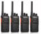 HESENATE Walkie Talkie Professional für Erwachsene, Lizenzfrei PMR Funkgerät, 16 Kanäle, VOX, 1200mAh Aufladbarer Akku, Walkie Talkie für Familie 4er-Pack