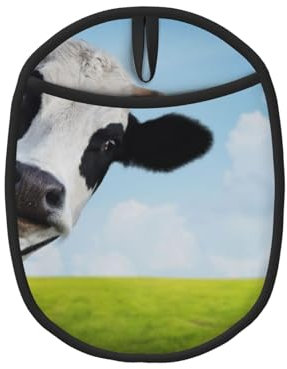 Vache drôle, Maniques, maniques résistantes à la Chaleur, maniques de Cuisine en Silicone antidérapantes