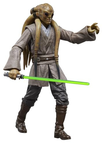 Star Wars The Black Series Kit Fisto, Star Wars: Die Rache der Sith 20-jähriges Jubiläum Action-Figur zum Sammeln (15 cm)