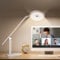 Honeywell Lampada da Scrivania, H6 Sunturalux™ Lampada da Tavolo, 800LM Lampada Scrivania Dimmerabile con Timer, Controllo Touch Lampade da Tavolo per Webcam Circolare, Studio, Camera da Letto