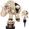 JYWYBF Crystal Elephant Wine Stopper, Prosecco Stopper, Durable Wine Bottle Stoppers, Reusable Wine Stoppers for Wine Bottles, Bottle Stoppers for Prosecco and Wine