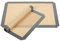 Backunterlagen, 2 Stück Silikon Backmatte 42x29.5cm Antihaft Silikonmatte Backen Wiederverwendbar Teigmatte Backunterlage für Kekse Backen Zubehör, Teig Ausrollen und Tischset