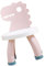 AUTSUPPL Kinderstuhl Kindertisch und Stühle Stuhl für Babys Sessel Schläfer kinderhocker lernstuhl kinderstühle Hocker für Kindergartenkinder Vorschulstuhl Bodenmatte PVC Rosa