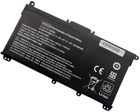 HW03XL Laptop Akku für HP Pavilion 15-EG 15-EH 15T-EG 15Z-EH, 17-CN 17-CP 17S-CU 17T-CN 17Z-CP, HW03XL HSTNN-IB90 HSTNN-IB9O HSTNN-LB8U HSTNN-OB2A L96887-1D1