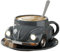 OwkHome Tasse De Voiture Rétro Fabriquée À La Main, Tasse Fantaisie Avec Noyau En Acier, Tasse À Café Et Thé Au Design Compact(Gray)