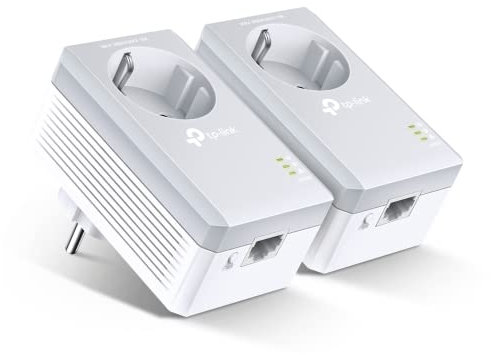 Powerline Prise AC AV600 avec 600Mbps et 1 Port 10/100 RJ45, idéale pour connecter des appareils en réseau Via l'électricité.