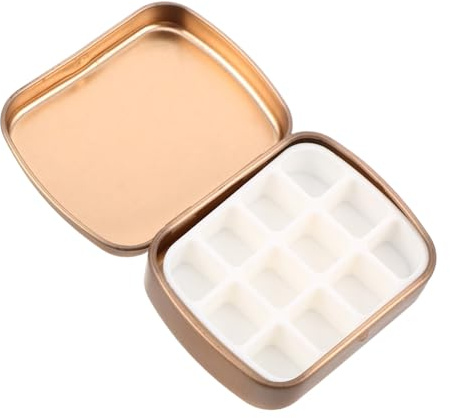 NIYANGLE Nagellackpalette mit Fächern Leere Nageldesignbox für Farbgele Aufbewahrungsbehälter für Nagellack Organizer für Nagelutensilien