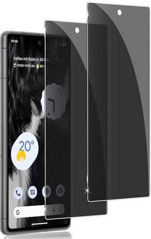 Holilo pour Google Pixel 7 Anti-Espion Verre Trempé 2 Pièces, 9H Dureté Privacy Verre Trempé Membrane Anti-Spy Protection D'écran Anti-Peeping Anti Rayures Film Protection