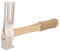 Wood Handle Magnet Roofing Hatchet, Magnetic Faced Roofing Hatchet with Hemp Rope, Anti Slip Handle, Built in Utility Knife Nail Claw